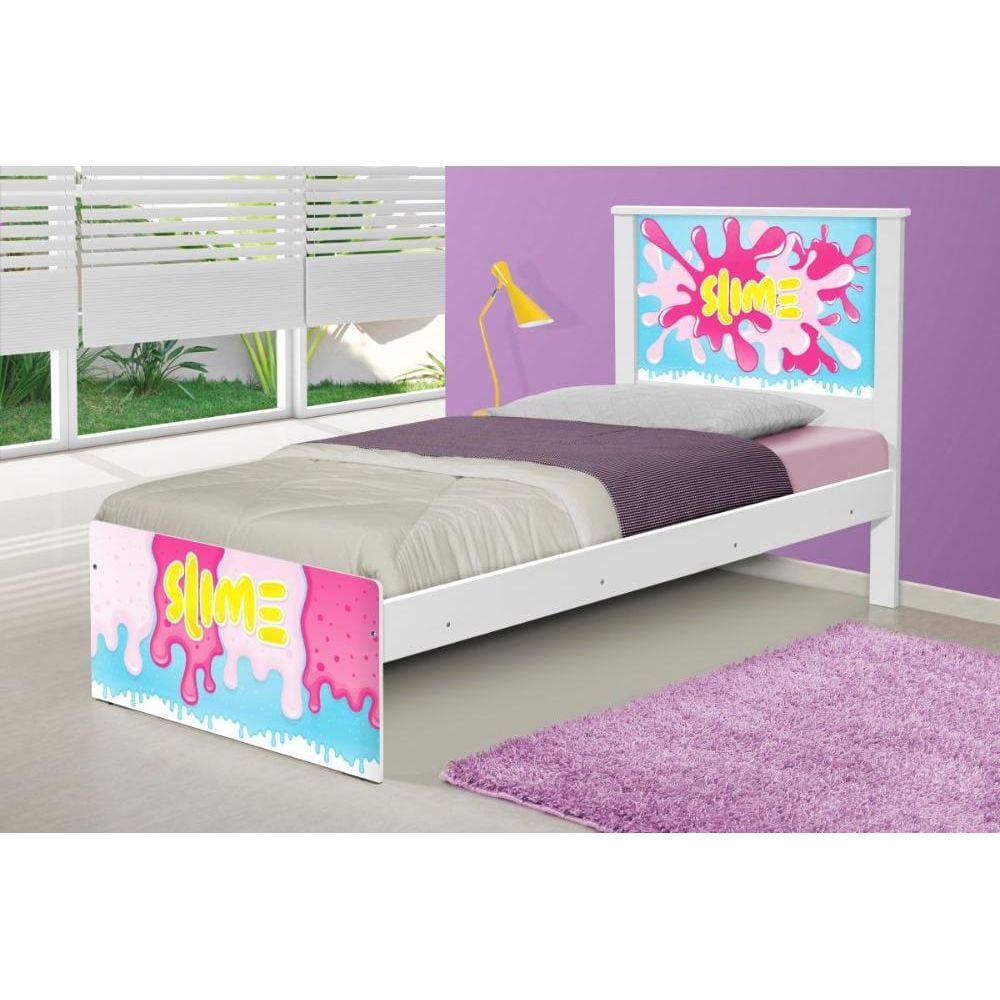 Cama Solteiro Slime Menina