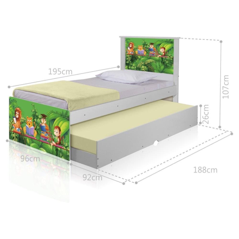 Bicama Juvenil Adesivada Safari