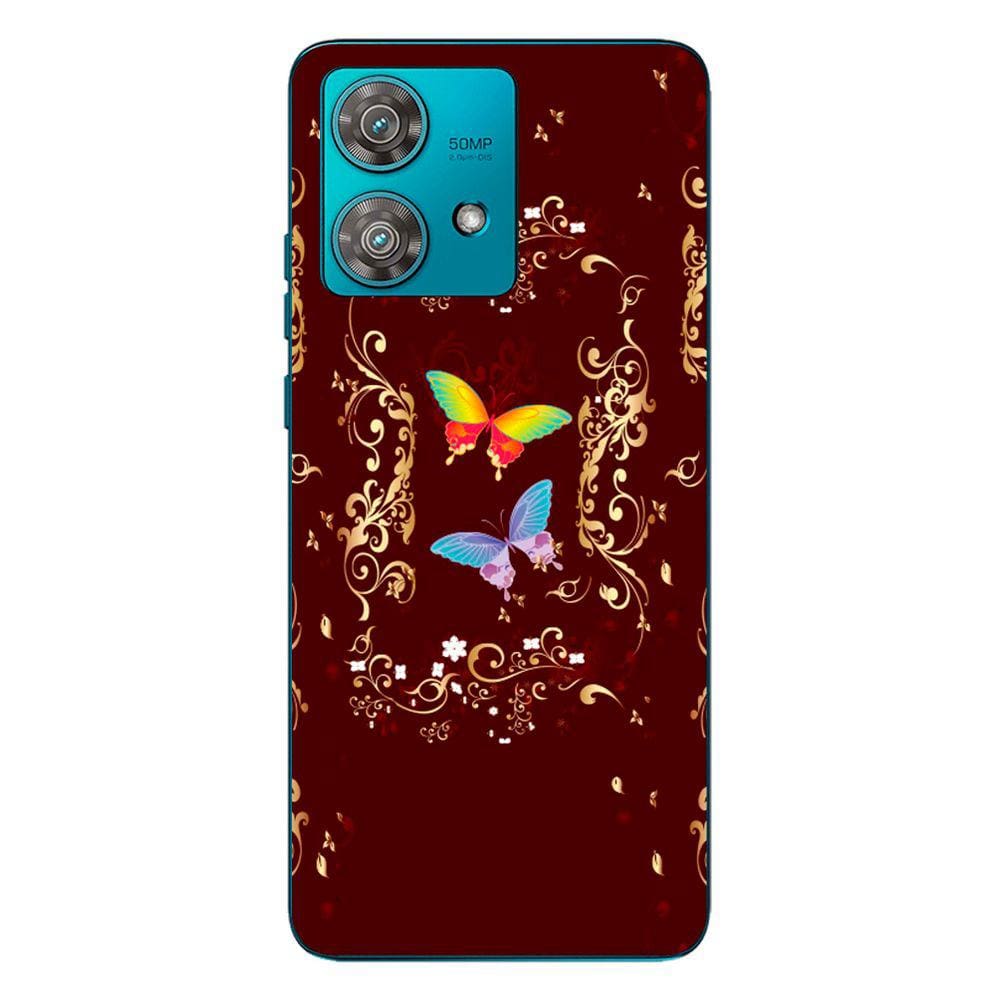 Capa Adesivo Skin375 Verso Para Motorola Edge 40 Neo