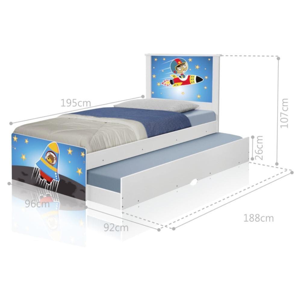 Bicama Juvenil Adesivada Astronauta