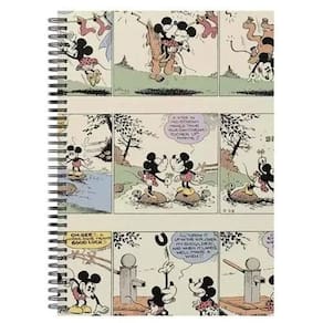 Caderno Colegial Mickey Mouse Disney Quadrinhos 1 Matéria 80 Folhas