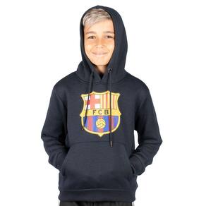 Moletom Barcelona Canguru Juvenil Marinho