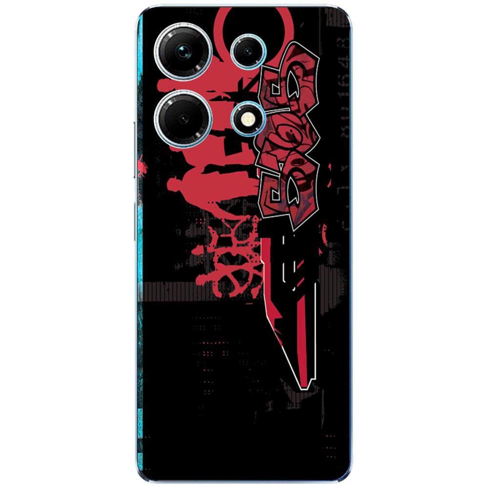 Capa Adesivo Skin055 Verso Para Infinix Note 30 4G