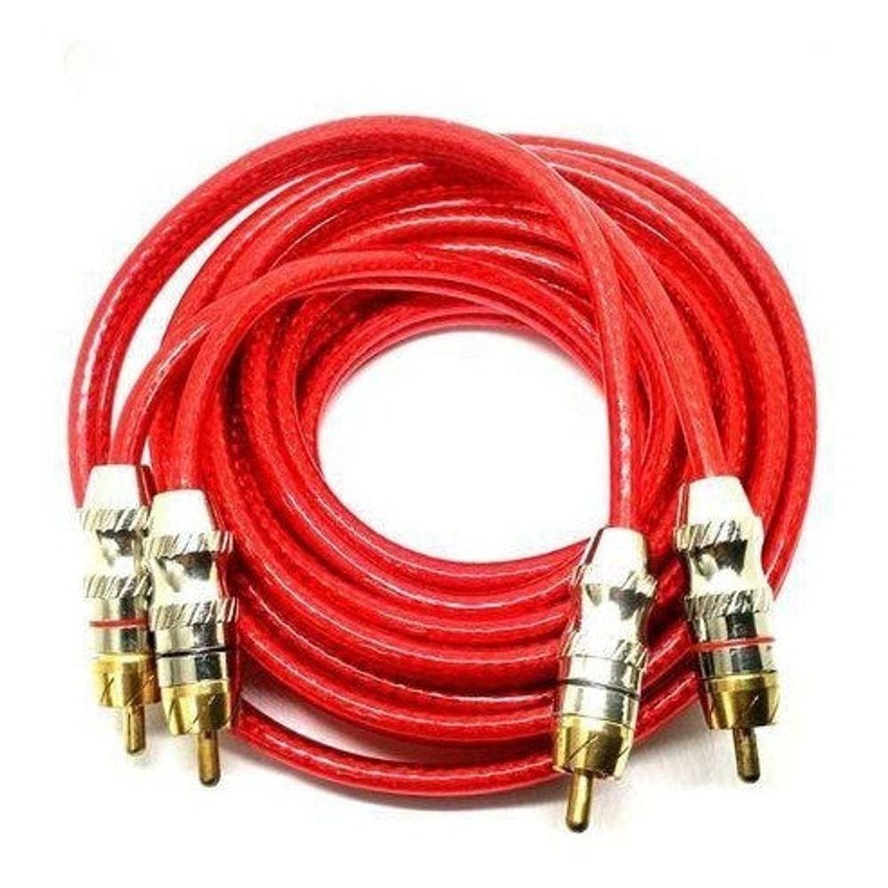 Cabo Rca  Automotivo 5Mts Blindado Mxt