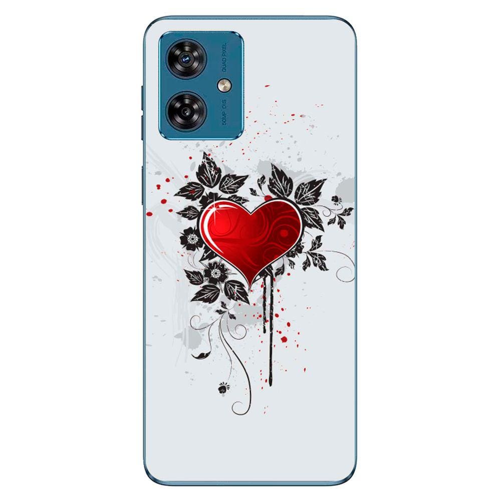 Capa Adesivo Skin364 Verso Para Motorola Moto G54