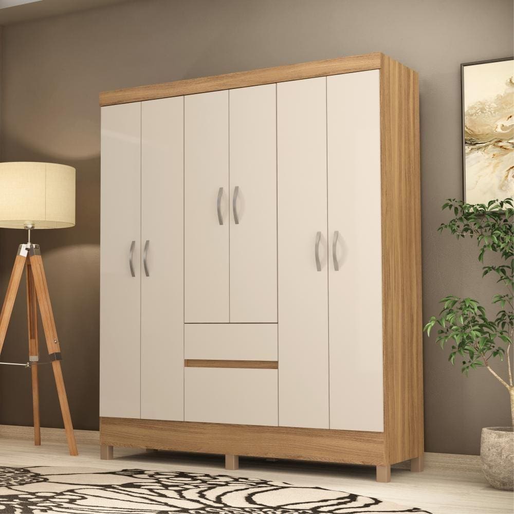 Guarda Roupa 6 Portas Forggia