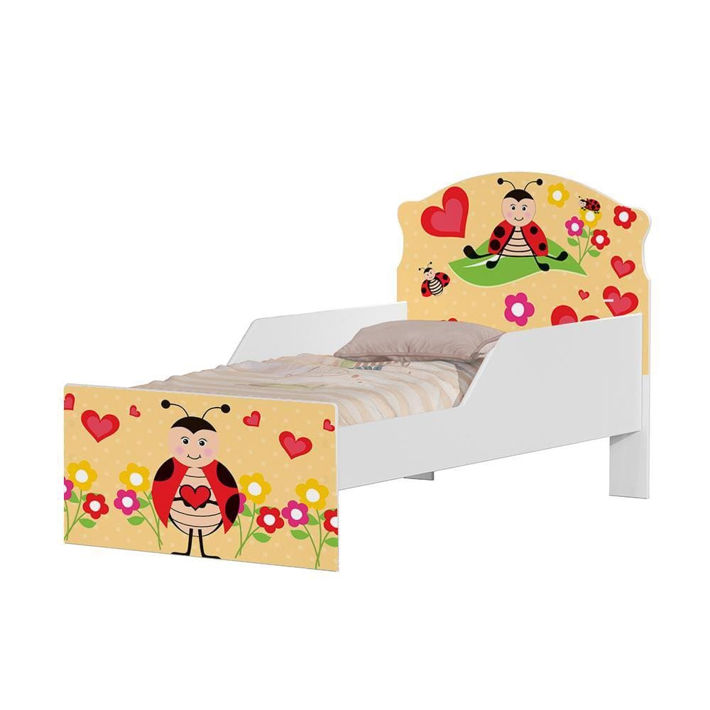 Mini Cama Joaninha Com Colchão