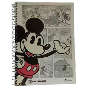 Caderno Universitário Mickey Mouse 1 Matéria 80 Folhas