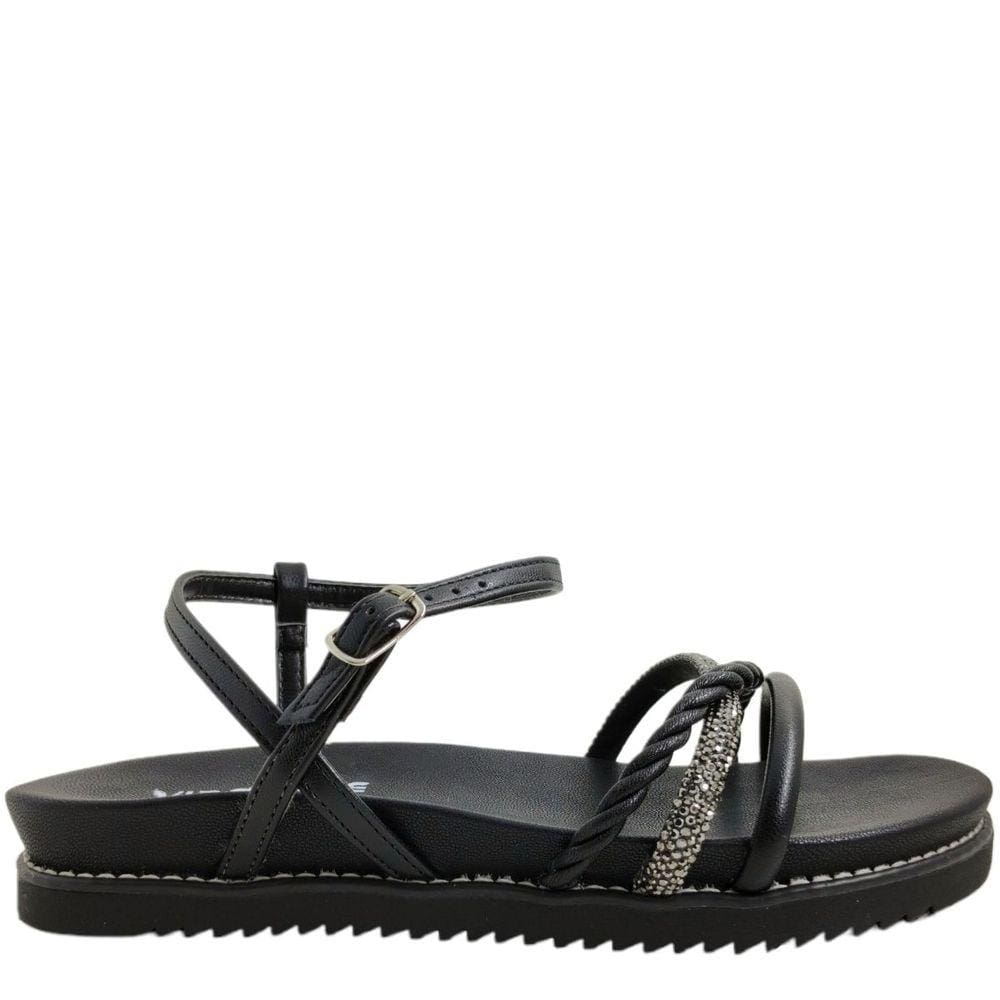 Sandália Feminina Papete FlatForm Casual Via Marte 23-10705