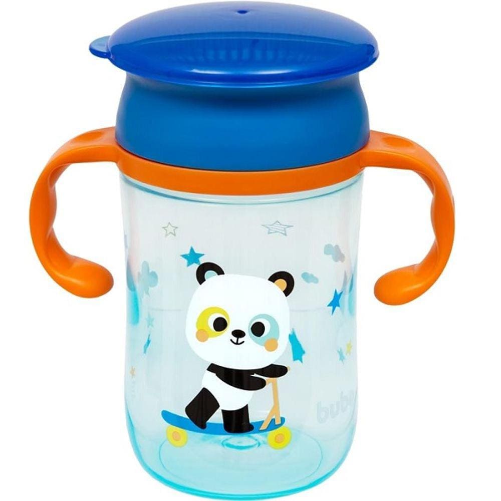 Copo Treinamento 360 Bubazoo ALÇA Antivazamento 300ML Buba