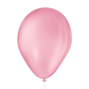 Balão São Roque Rosa Tutti Frutti Liso 7 Polegadas - 50 un