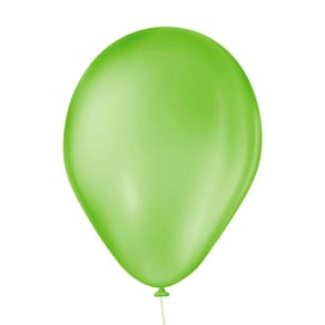 Balão São Roque Verde Lima Liso 7 Polegadas - 50 unidades