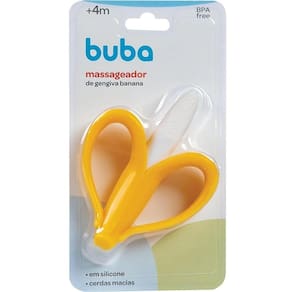 Mordedor Massageador Dental para Bebe Banana Buba 16166