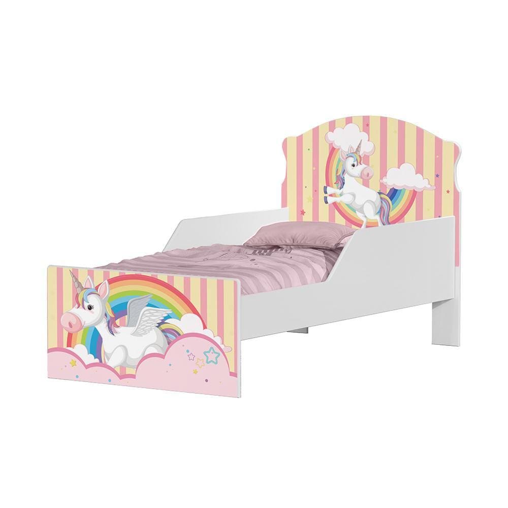 Mini Cama Unicórnio Meigo com Colchão