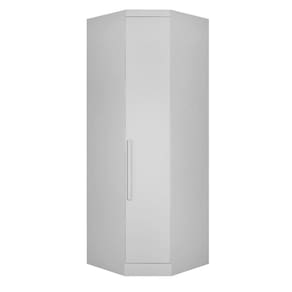 Modulado Canto Oblíquio 1 Porta - Rizon -Branco - Móveis Novo Horizonte