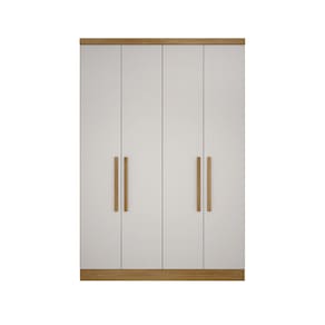 Modulado 4 Portas 3 Gavetas - Rizon-Cumaru off white  - Móveis Novo Horizonte