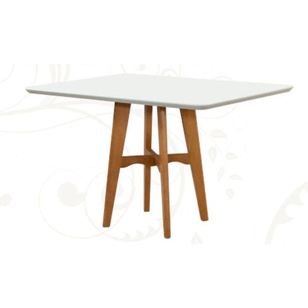 Mesa de Jantar Base de Madeira - Milão-1,20x0,80m- Art Salas