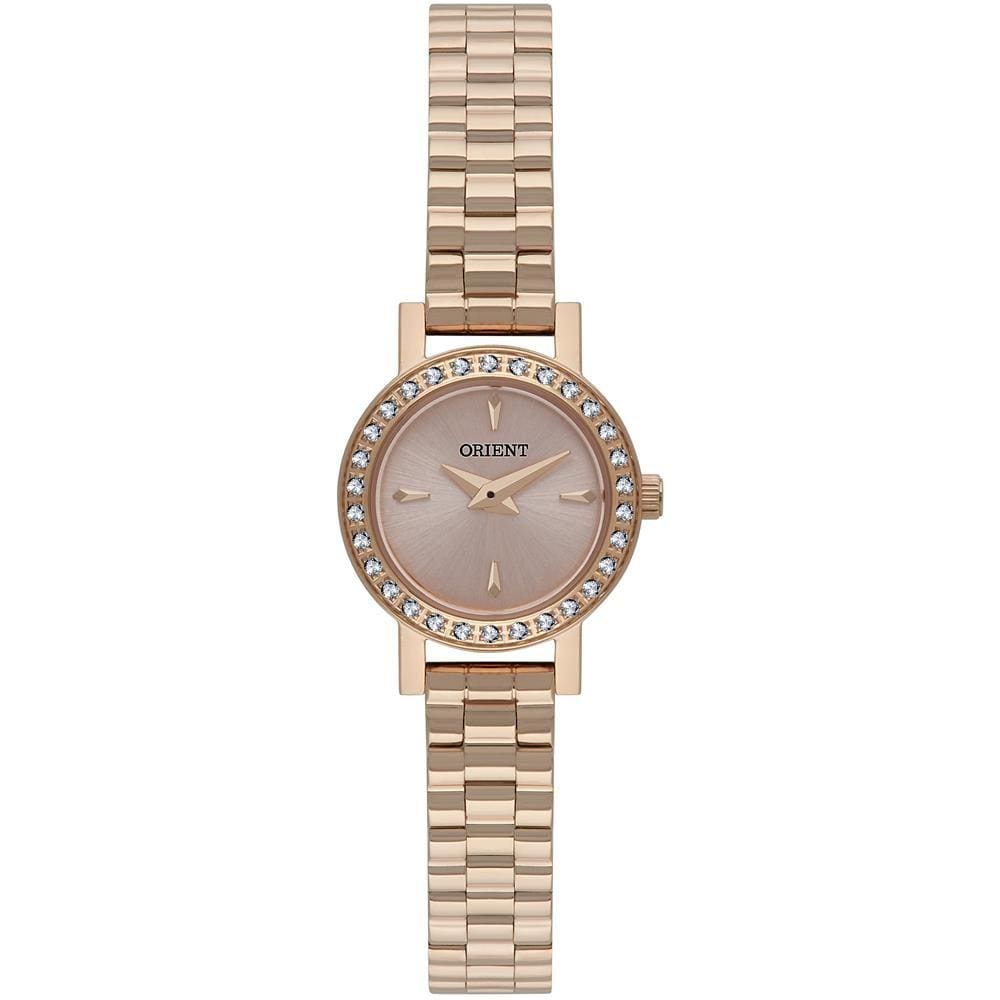Relógio Orient Feminino Ref: Frss0116 R1rx Bracelete Mini Rosé
