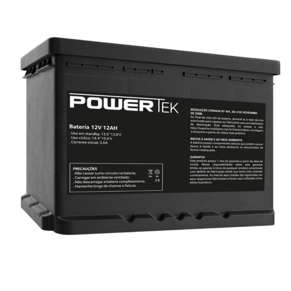 Bateria Powertek 12V 12Ah - EN016