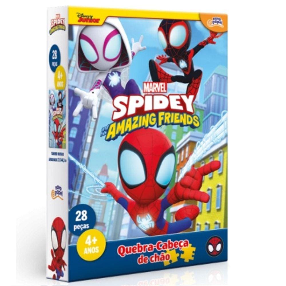 QUEBRA-CABEÇA 28 Peças Grandinho Spidey Toyster 8059
