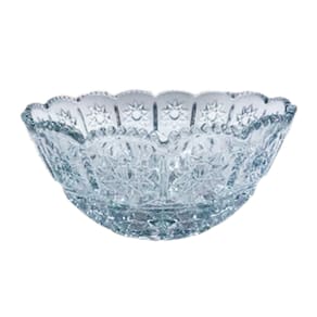 Centro De Mesa 24Cm Vidro Fruteira Vaso