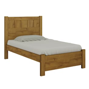Cama Solteiro Moderna - Primícia Plus-Cinamomo - Móveis D`Doro