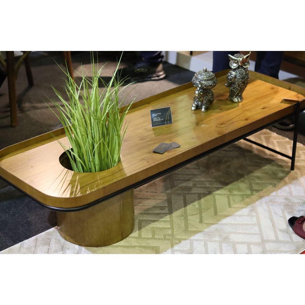Mesa de Centro Decorativas Rústica - Cachepô - Montanhês Móveis