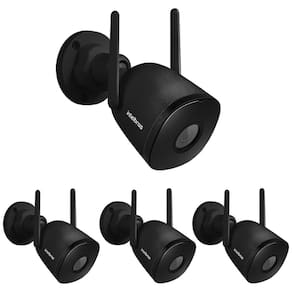 Kit 4 Câmeras Inteligente Wi-Fi, Zoom e Áudio Externa iM5 SC Black Intelbras
