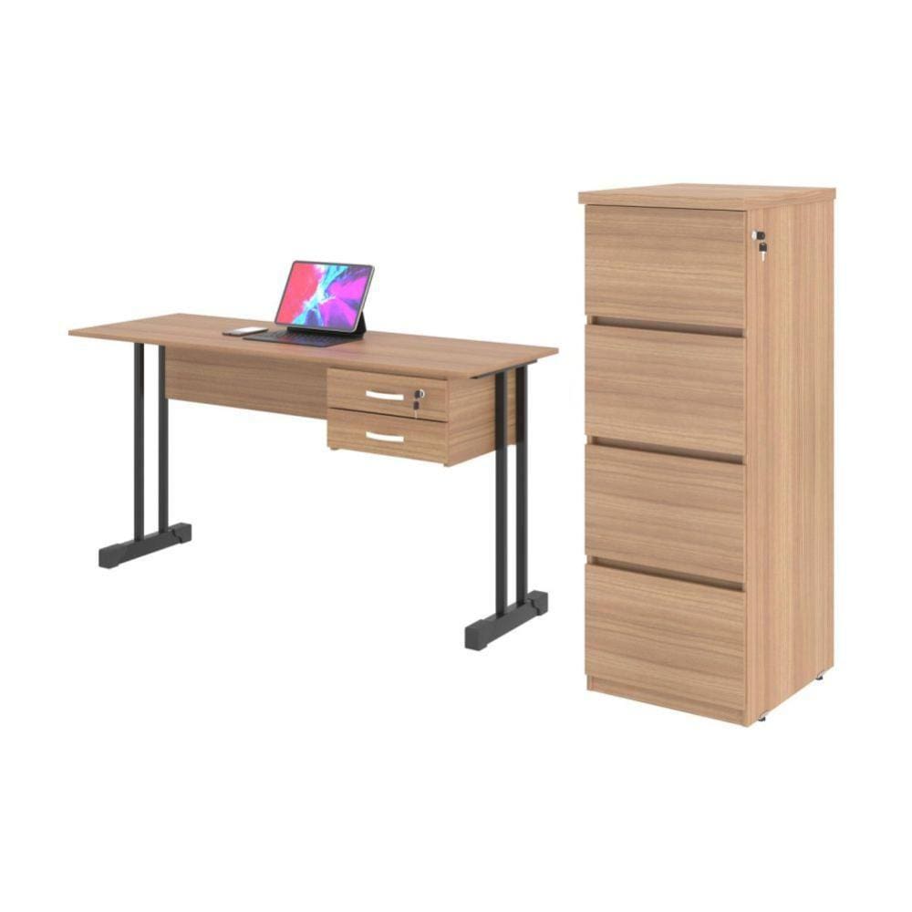 Conjunto Escrivaninha e Gaveteiro Larissa