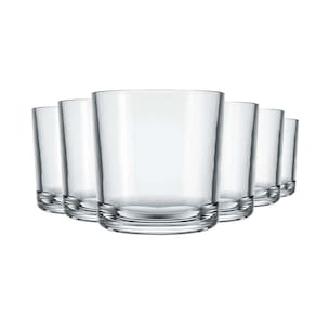 Kit 6 Copos Bar 265ml Whisky Drinks e Bebidas Vidro Nadir