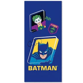 Toalha Batman e Coringa | 60cm x 1,20m | Gramatura 300g/m | Lepper