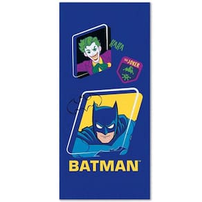 Toalha de Banho Infantil Felpuda Lepper Batman x Coringa