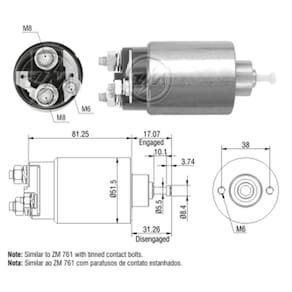Automático Motor de Partida Courier Edge Escort Fiesta Focus Ka Mondeo - ZM1761