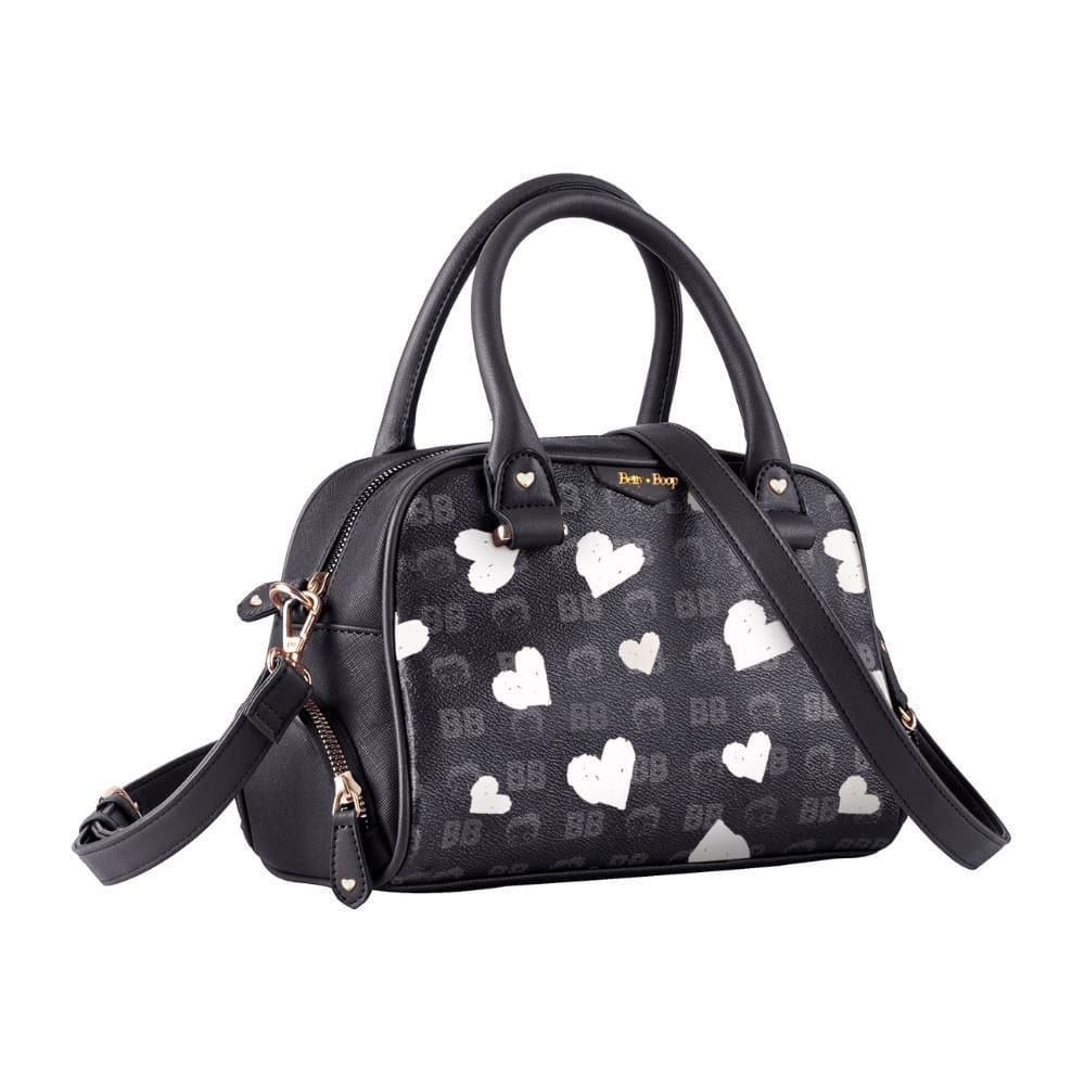 Bolsa Mini Betty Boop Semax Preto/Branco 25,5x18,5x14 cm