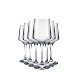 Kit 6 Unidades Taças Brunello 390ml Vinho Tinto Premium Vidro Nadir