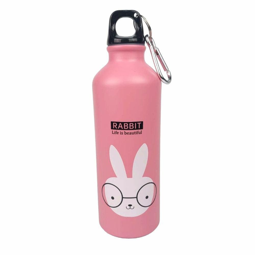 Garrafa Squeeze Rosa Coelho 500ml Magic Planet