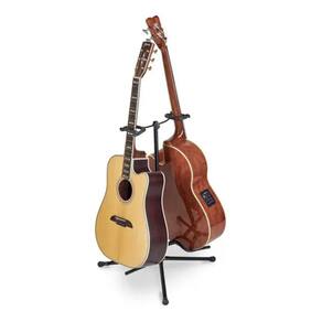 Suporte Duplo Para 2 Instrumentos Violão/Guitarra/Baixo Preto