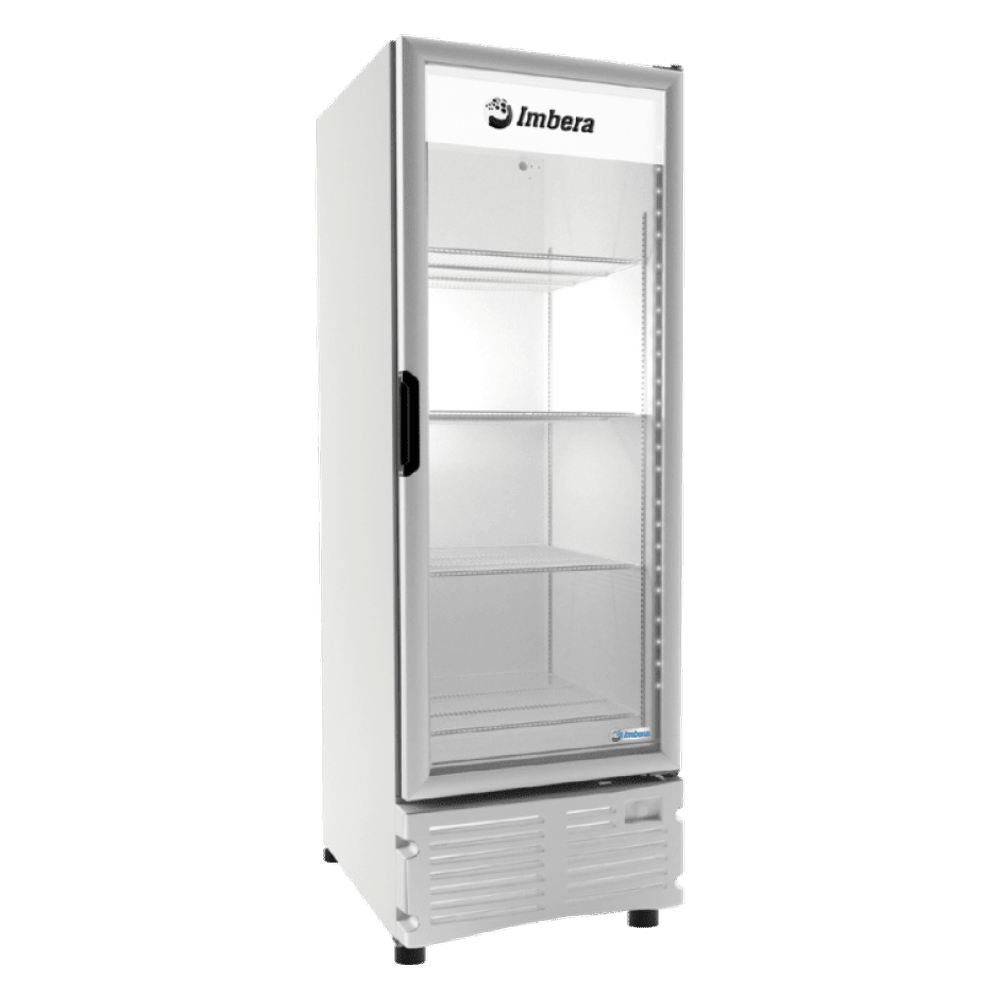 Freezer Vertical Dupla Ação 560L Imbera Porta De Vidro Branco EVZ21 220v