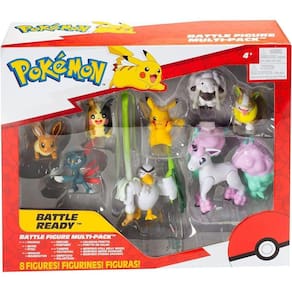 Pokémon Conjunto Com 8 Figuras Multipack Batalha 2614 Sunny