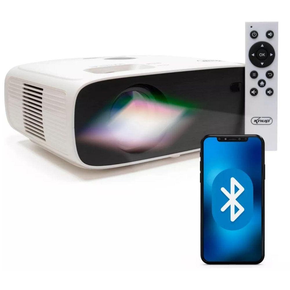 Projetor Knup Kp-Pj006 Espelhamento Android Ios 10200 Lumens