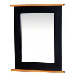 Moldura Retangular Para Banheiro Com Espelho Dália - M53060-48 Cor Laca - Preta