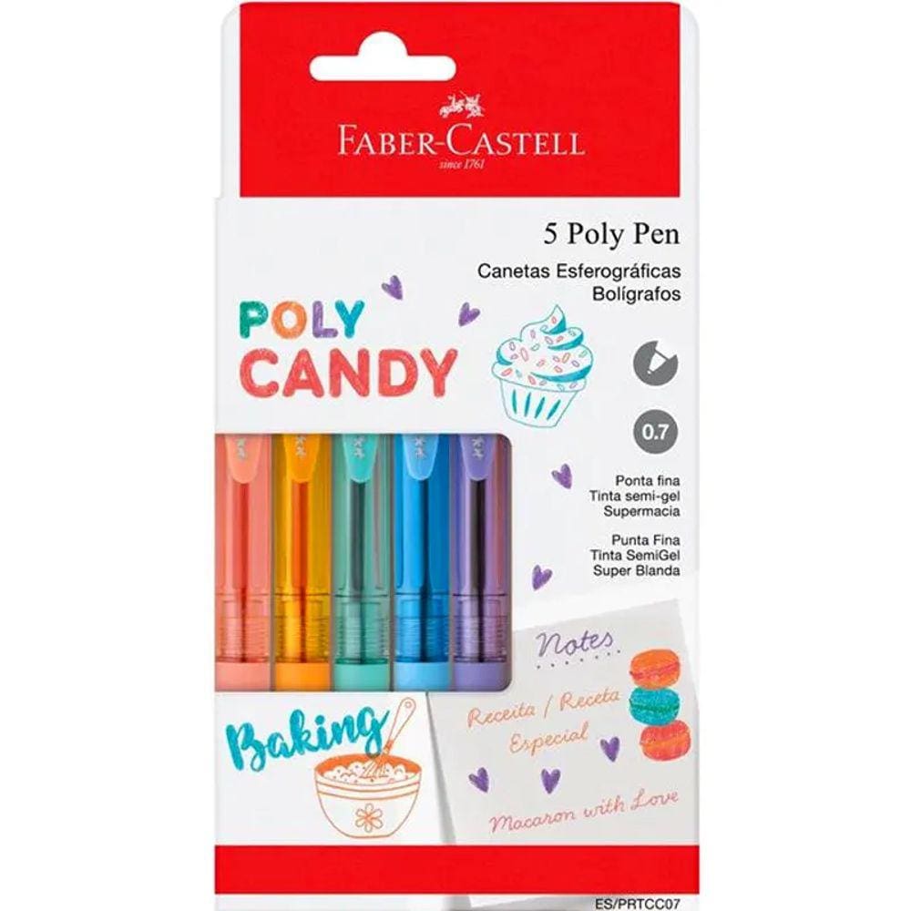 Esferografica Poly Candy Colors Rt 0.7