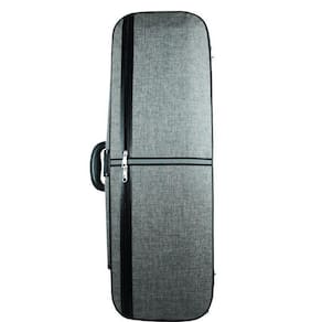 Estojo Térmico Retangular Mega Luxo Violino 4/4 Cinza Oxford