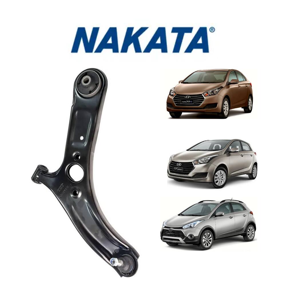 Bandeja Suspensão Com Pivô Nakata Hyundai HB20X 2013 Dianteira Esquerda