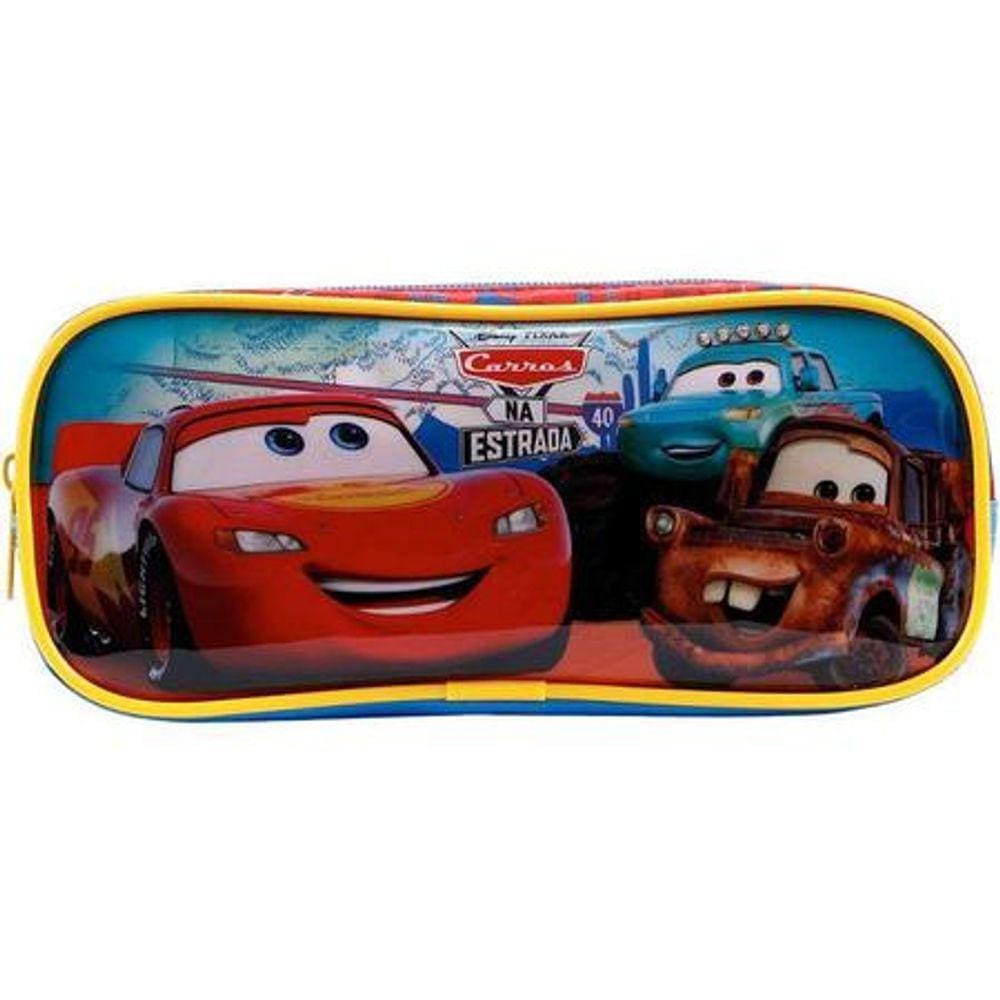 Estojo Simples Carros X - 11635 - Artigo Escolar