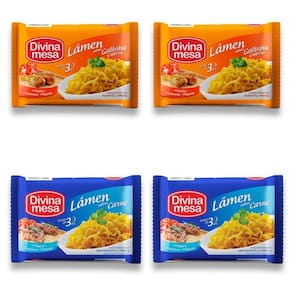 Macarrão Lámen Instantâneo 2 Galinha Caipira E 2 Carne 85g