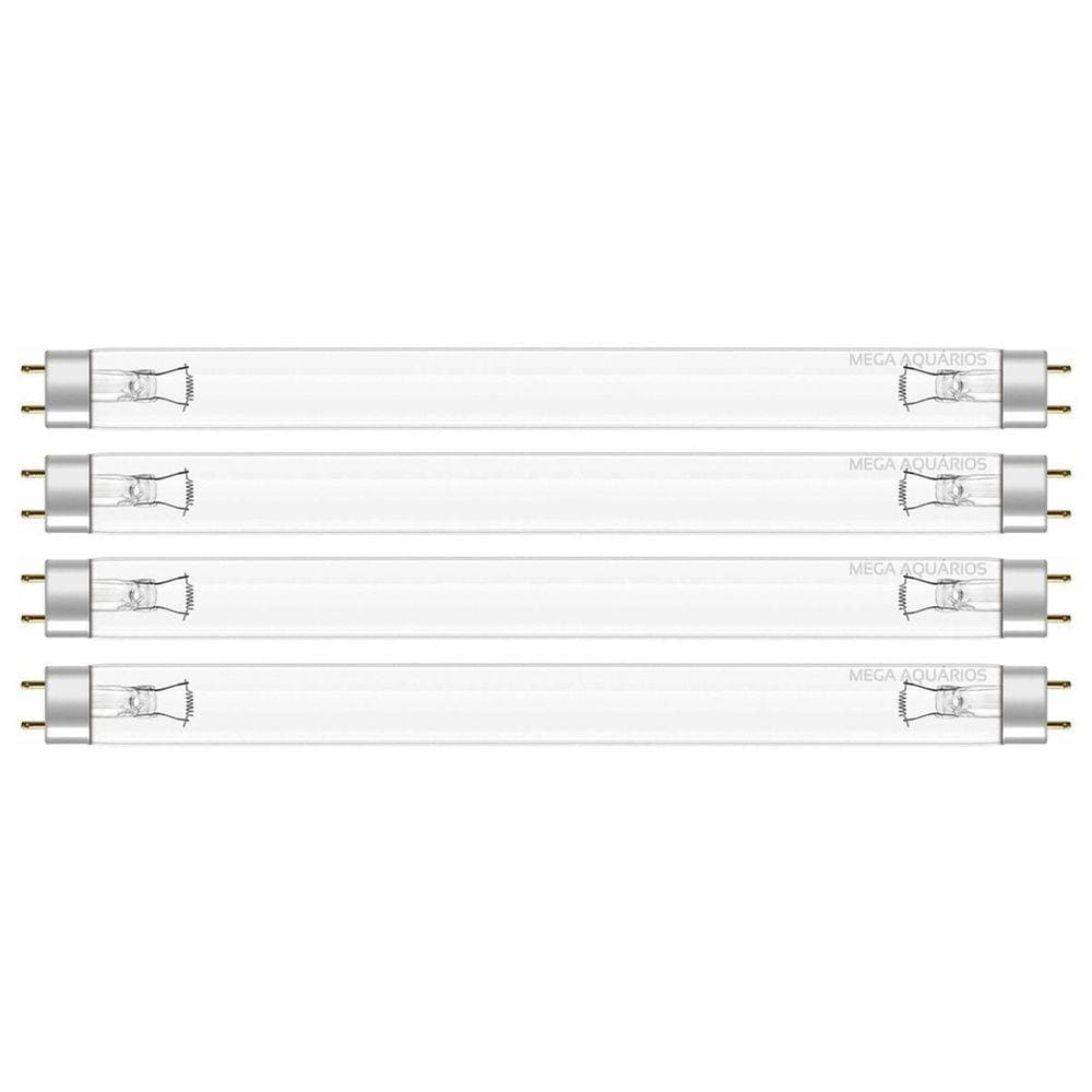 4 Lâmpada Uv 20W Germicida Ultravioleta T8 60Cm Fluorescente