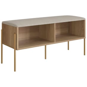 Sapateira Banco 93 CM Pes Metal Oslo 28968 Hanover Artesano