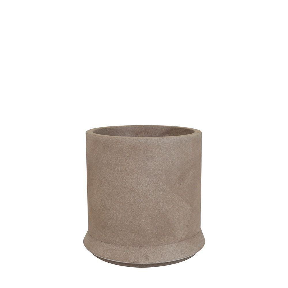 Vaso Vitória-régia 36 X 33 Cm Cor 16 - Antique Castanho