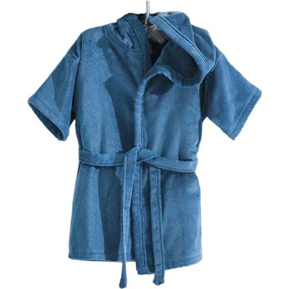 Roupão Infantil em Felpa Aveludada 100% Algodão - Tamanho P